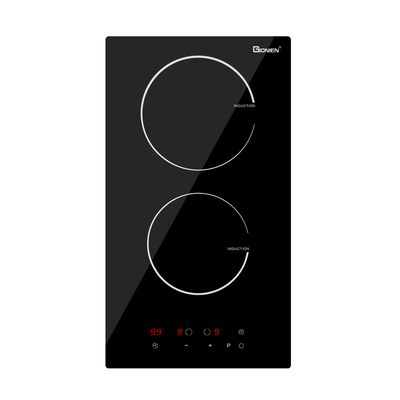 comprar 2 quemadores de cocina eléctrica 220V-240V cocina de inducción incorporada 12 pulgadas 3500W online manufacture