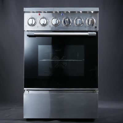 24''autonomía eléctrica independiente 4 Elementos estufa eléctrica con horno 80L / 2.8 Cu.Ft