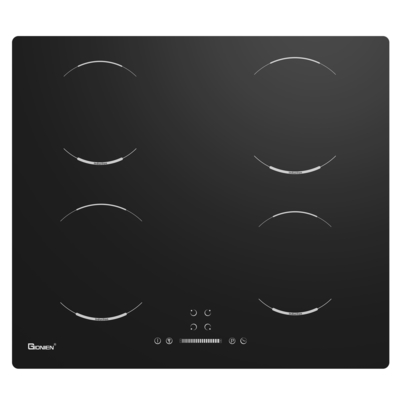 Cubierta eléctrica de 4 quemadores 220V-240V 24 pulgadas Cubierta de inducción incorporada 6400W