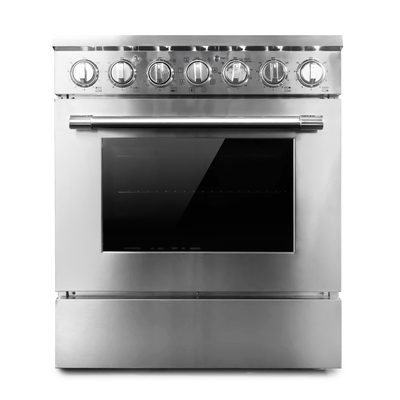 Estufa eléctrica con horno de 30 pulgadas autonomía eléctrica 124L / 4.4 Cu.Ft 12kW